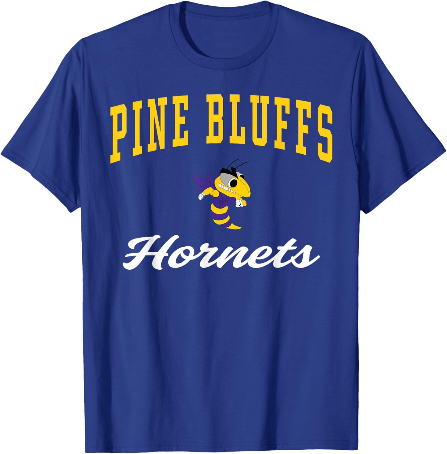 Pine Bluffs High School Hornets C3 T-Shirt - T-Shirt | Royal