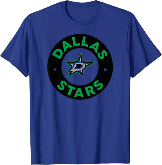Dallas Stars Symbol White Officially Licensed T-Shirt - T-Shirt | Royal