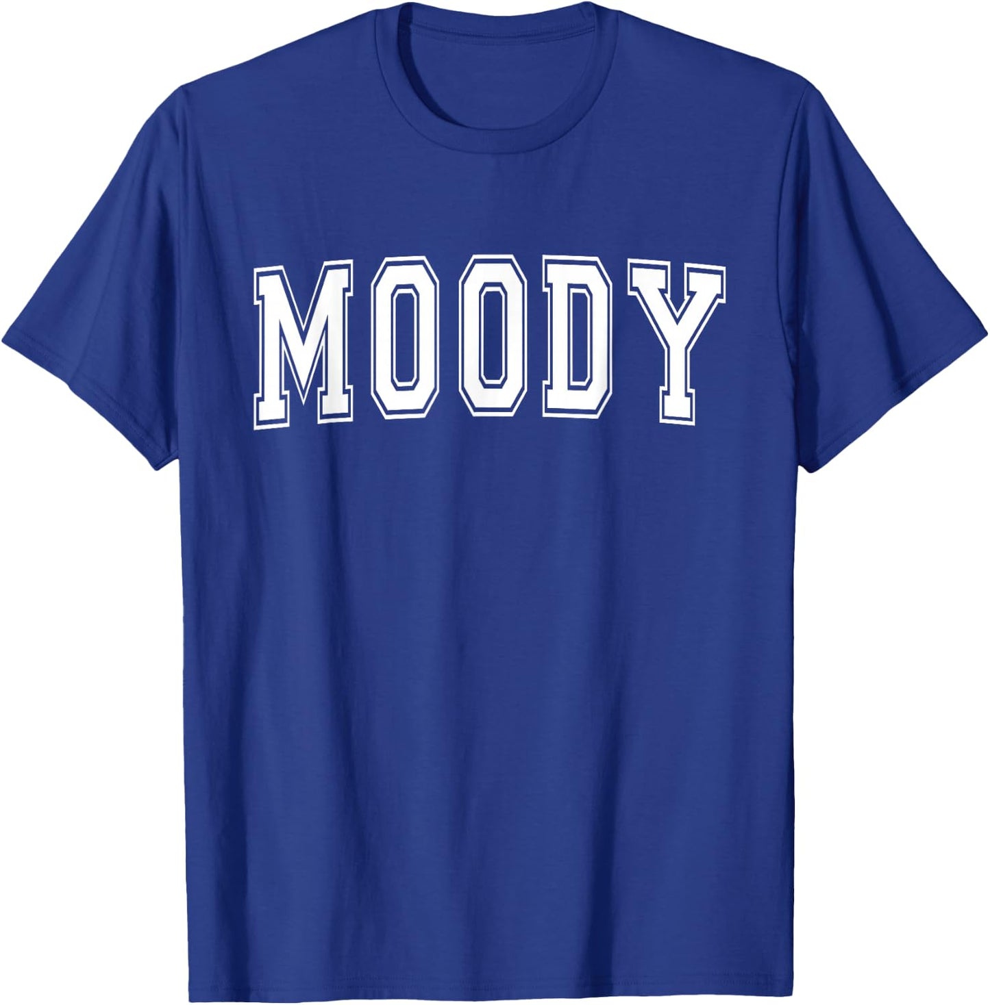 MOODY AL ALABAMA USA Vintage Sports Varsity Style T-Shirt - T-Shirt | Royal