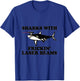 Sharks With Laser Beams on Their Heads T-Shirt - T-Shirt | Royal