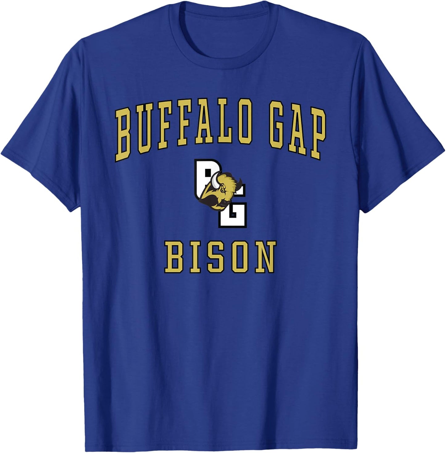 Buffalo Gap High School Bison T-Shirt - T-Shirt | Royal