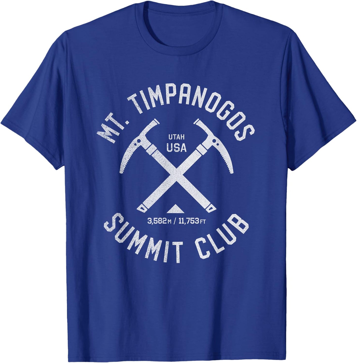 Mount Timpanogos Summit Club | I climbed Mount Timpanogos T-Shirt - T-Shirt | Royal