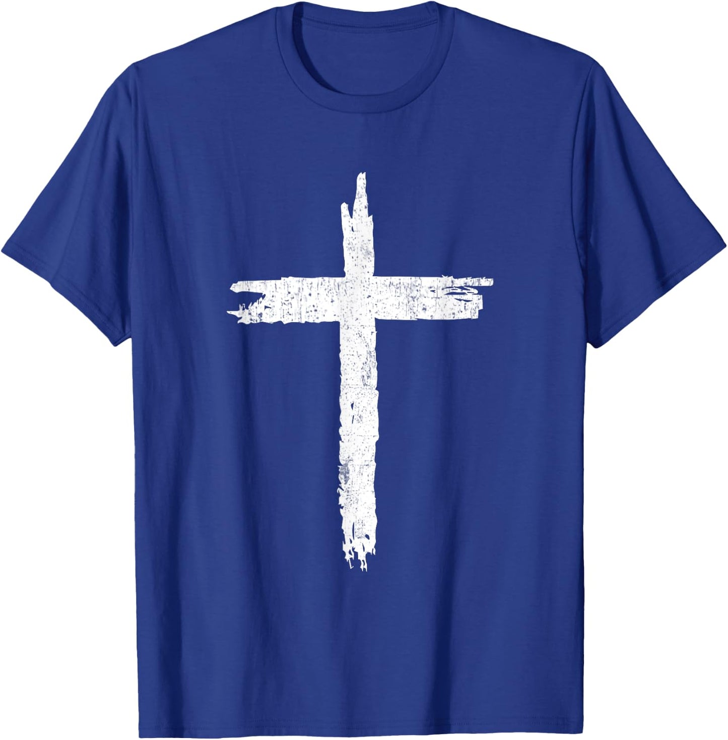 Christian Cross Christians Jesus Christ Cross T-Shirt - T-Shirt | Royal