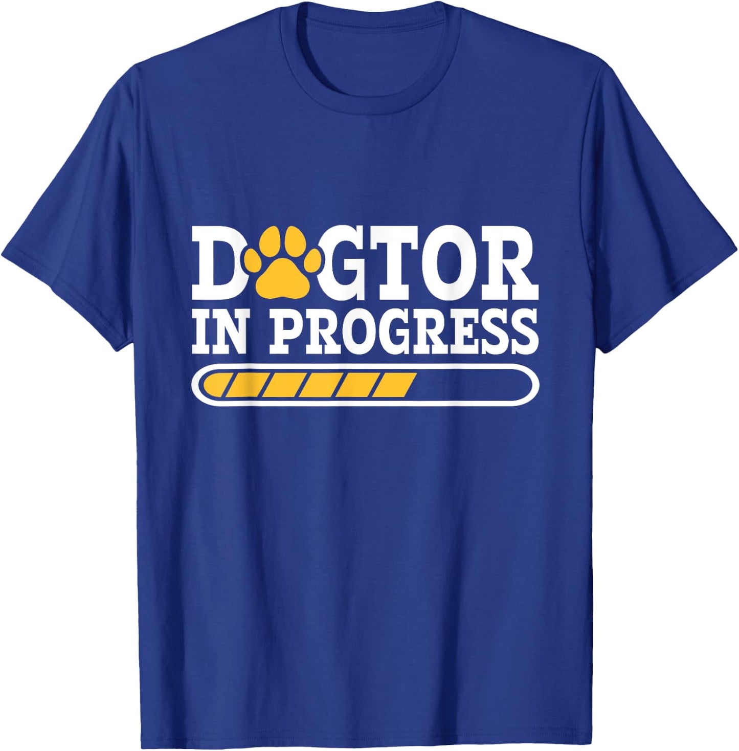 Funny Dogtor in Progress Veterinary Technician Vet Tech T-Shirt - T-Shirt | Royal