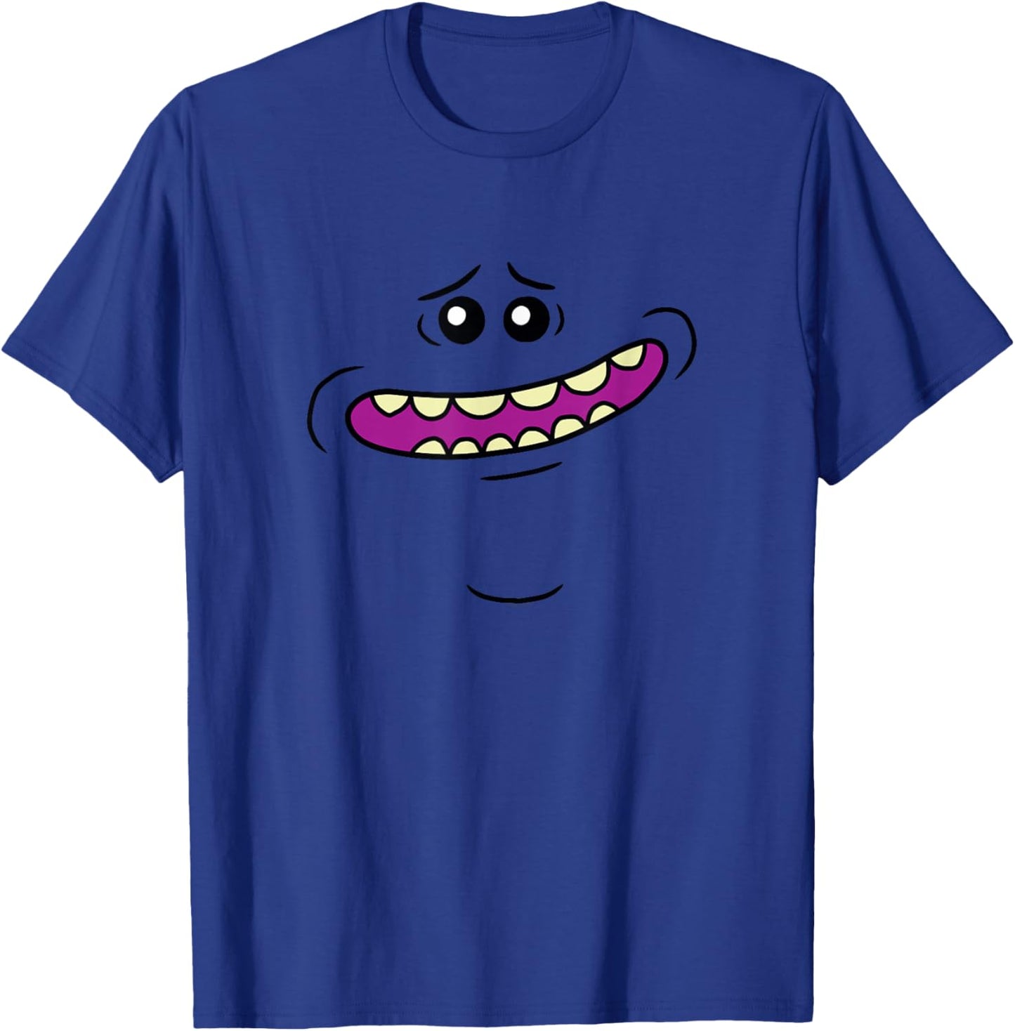 Rick and Morty Mr. Meeseeks Face Cartoon T-Shirt - T-Shirt | Royal
