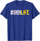 Softball Baseball Gigi Life Baseball Softball Gigi Grandma T-Shirt - T-Shirt | Royal