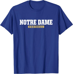 Notre Dame High School Football HS T-Shirt - T-Shirt | Royal