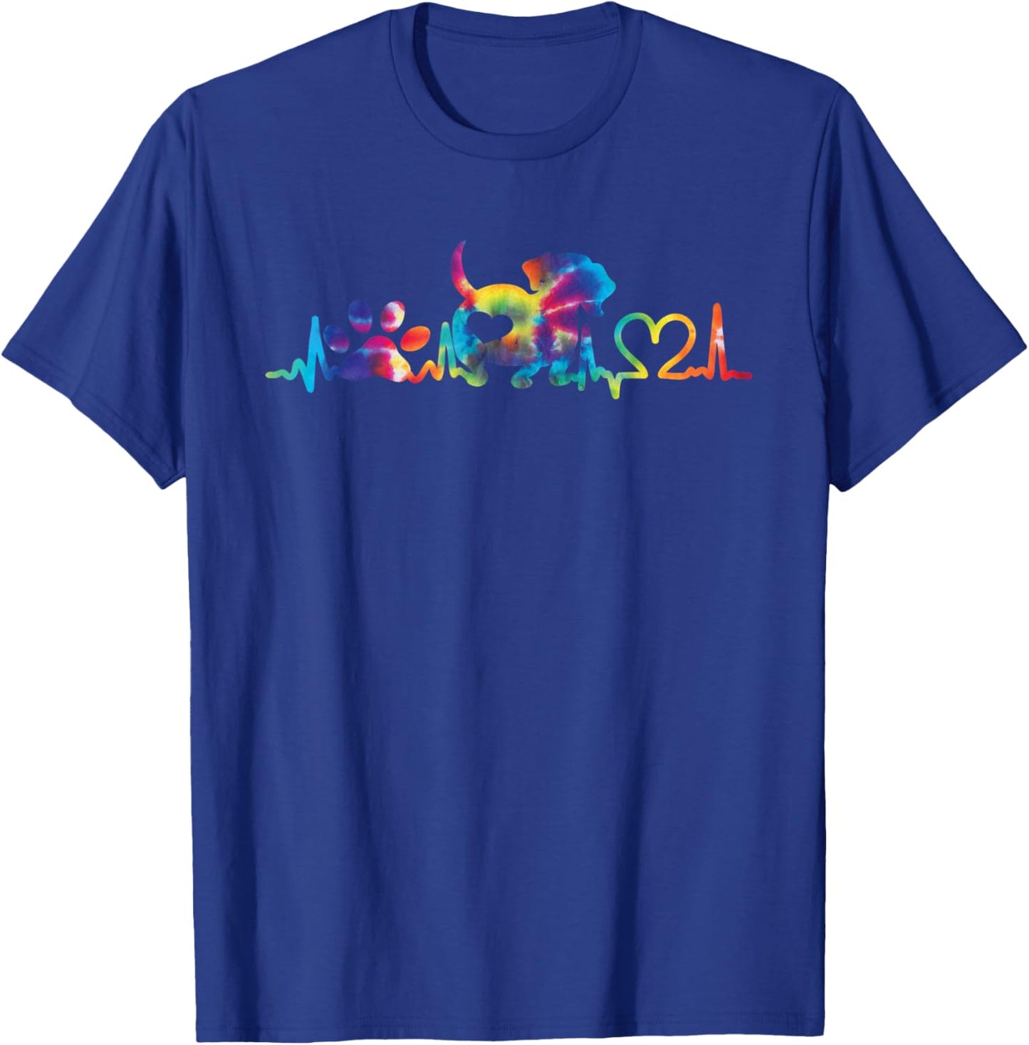 Tie Dye Dachshund - Wiener Dog Owner Animal Lover T-Shirt - T-Shirt | Royal
