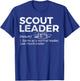 Scouting Funny Scout Leader Definition T-Shirt - T-Shirt | Royal