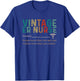 Vintage ER Nurse Noun Retro Style 60s 70s 80s T-Shirt - T-Shirt | Royal