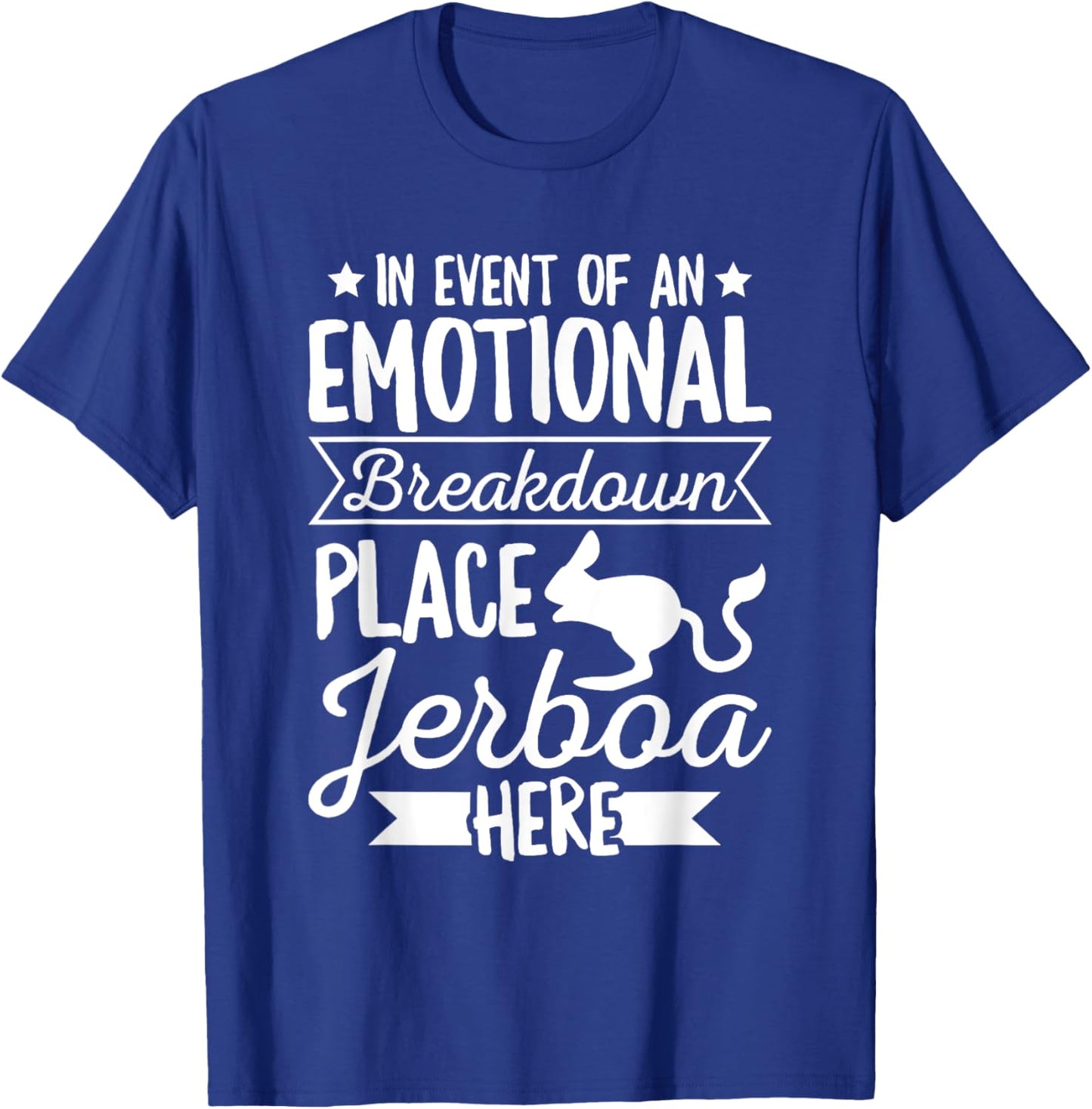 Jerboa Mouse Jumping Design for a Jerboa Fan T-Shirt - T-Shirt | Royal