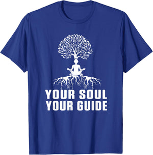 Deine Seele Travel Guide Meditation Yoga Zen Buddha Gift T-Shirt - T-Shirt | Royal