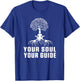 Deine Seele Travel Guide Meditation Yoga Zen Buddha Gift T-Shirt - T-Shirt | Royal