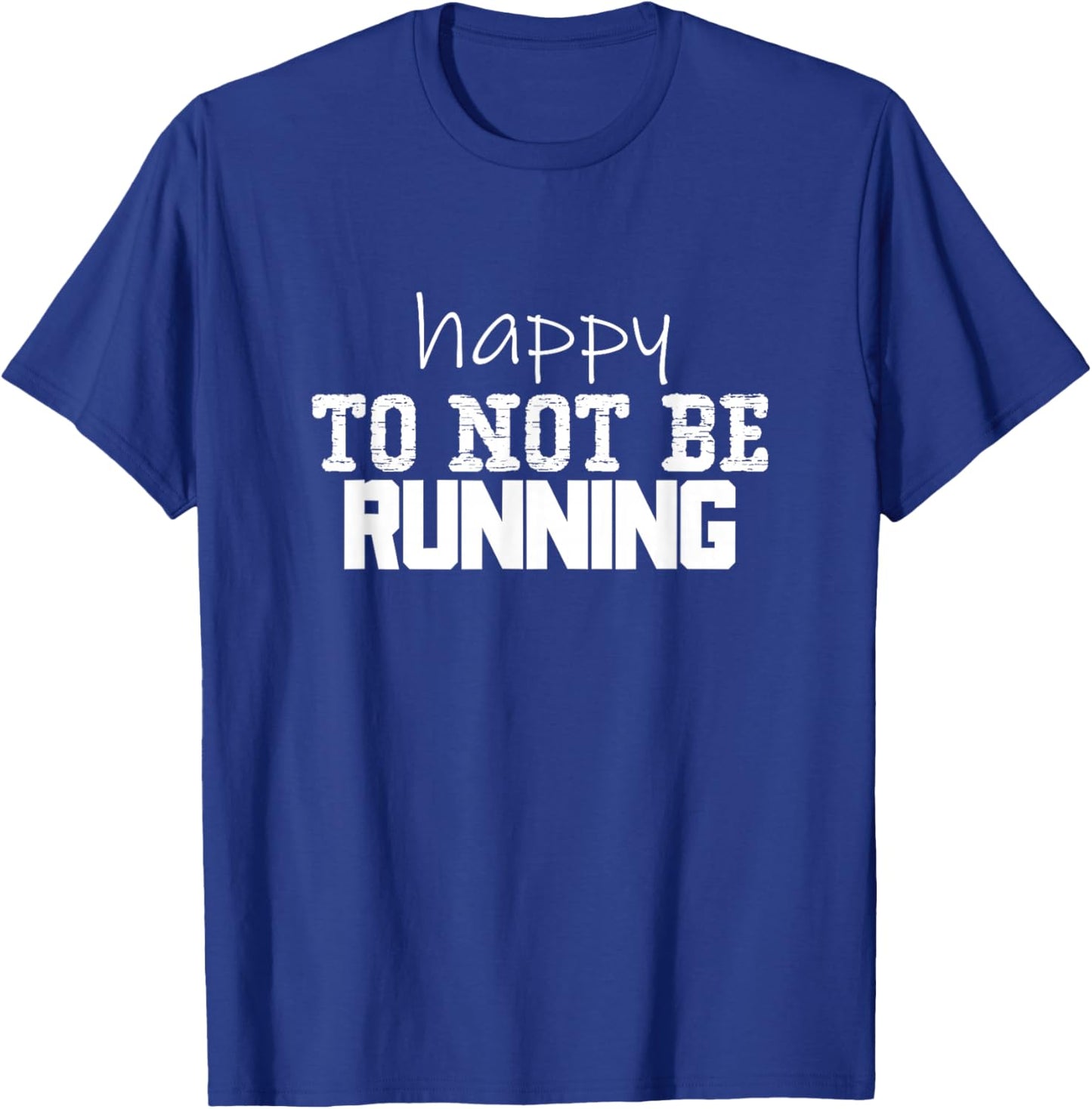Funny Saying Runner Stand Marathon Race Running Spectator T-Shirt - T-Shirt | Royal
