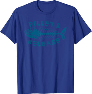 Fillet and Release for statement of sport T-Shirt - T-Shirt | Royal
