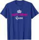 Funny Shuffleboard Queen T-Shirt - T-Shirt | Royal