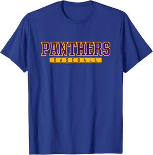 Mart Panthers Baseball T-Shirt - T-Shirt | Royal