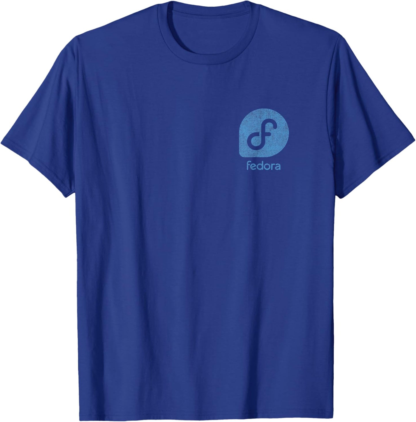 (TWO SIDED) Fedora Linux - Community-Driven Software T-Shirt - T-Shirt | Royal
