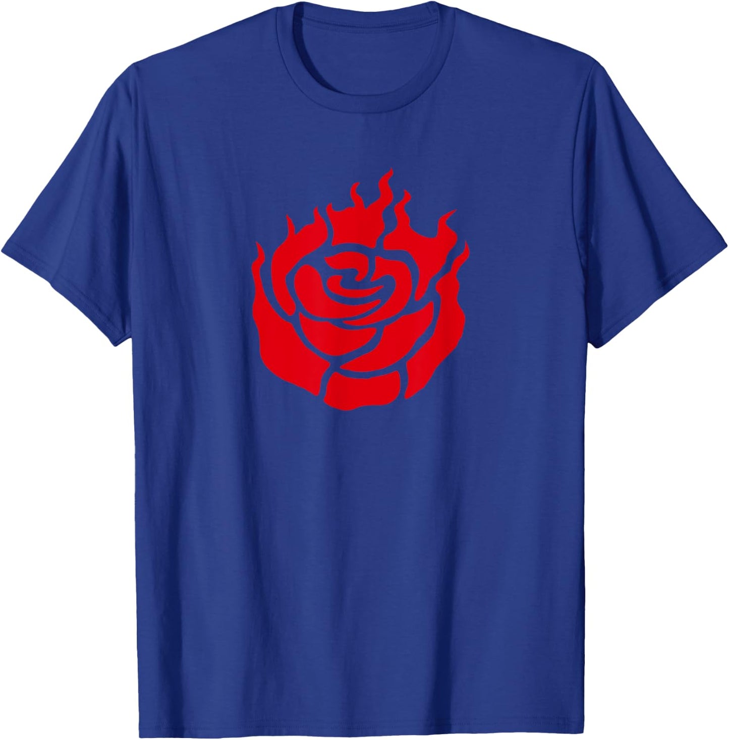 Flame Red Flower Love Passion Floral Graphic Plant Design T-Shirt - T-Shirt | Royal