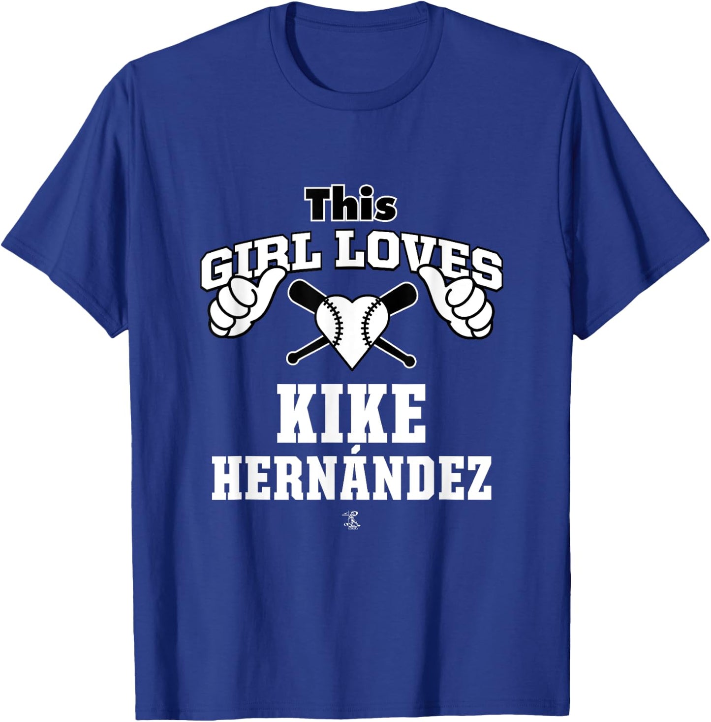 Kike Hernandez This Girl Loves Gameday T-Shirt - T-Shirt | Royal