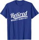 Classic Retirement Retro Retired Rocket Scientist T-Shirt - T-Shirt | Royal