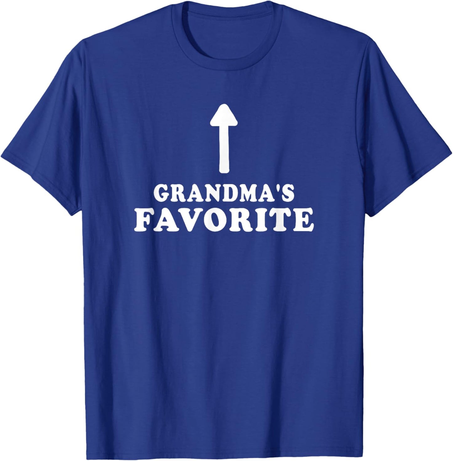 Siblings By Design Company Funny Grandmas Favorite Grandchild Grandson Granddaughter -Adults, -Kids Black Short Sleeve T-Shirt - T-Shirt | Royal