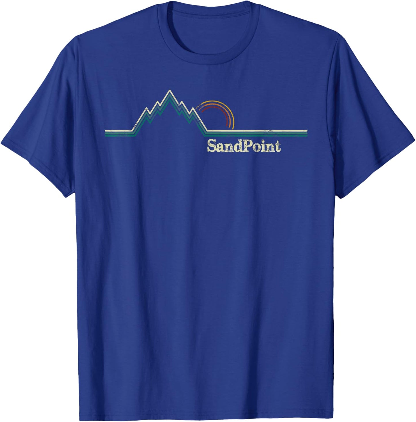 Sandpoint Idaho Outdoor Adventure T-Shirt - T-Shirt | Royal