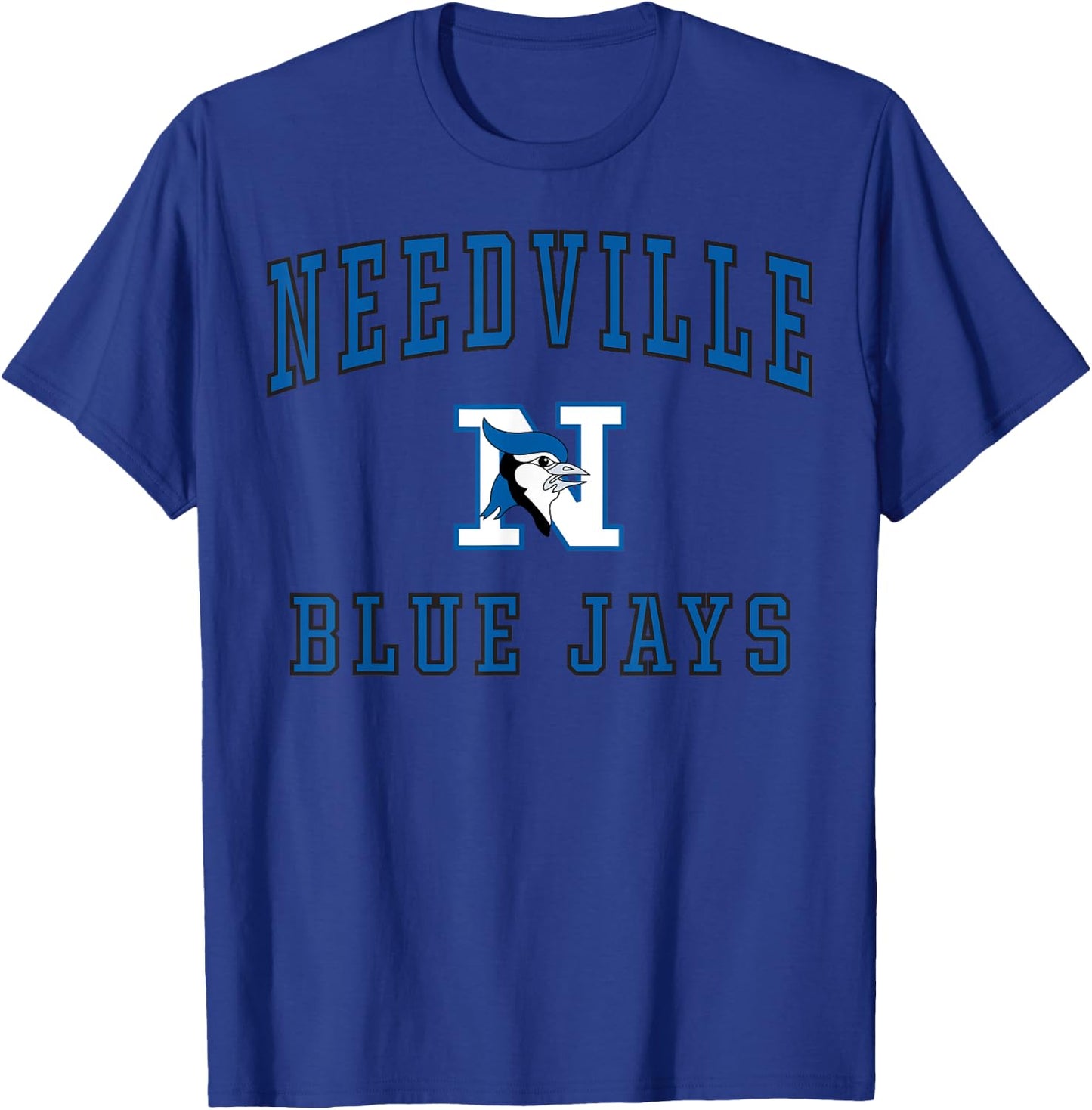 Needville High School Blue Jays C1 T-Shirt - T-Shirt | Royal