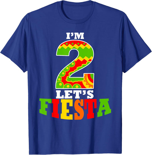 I'm Dos Taco Twosday 2nd Birthday Gift Kids Boy Girl T-Shirt - T-Shirt | Royal