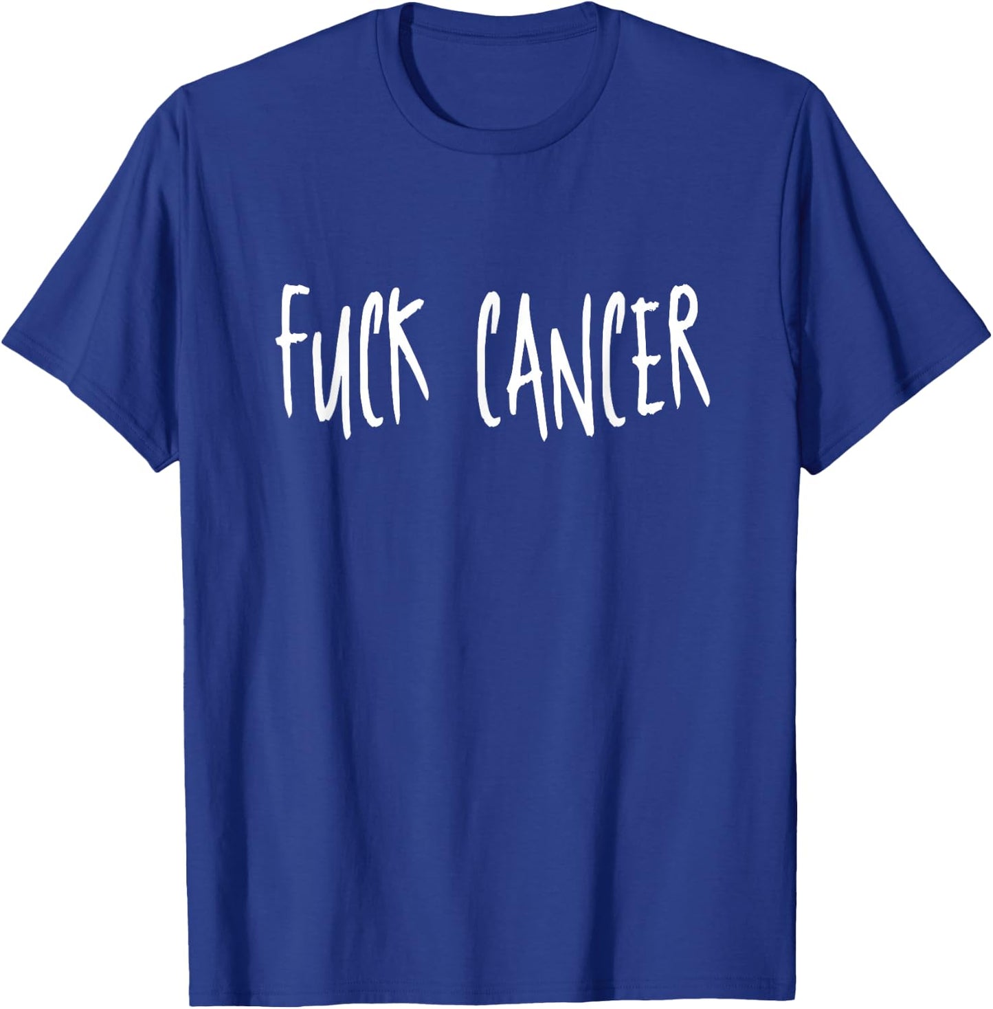 Fuck Cancer Shirt Cancer Sucks Awareness T-Shirt - T-Shirt | Royal