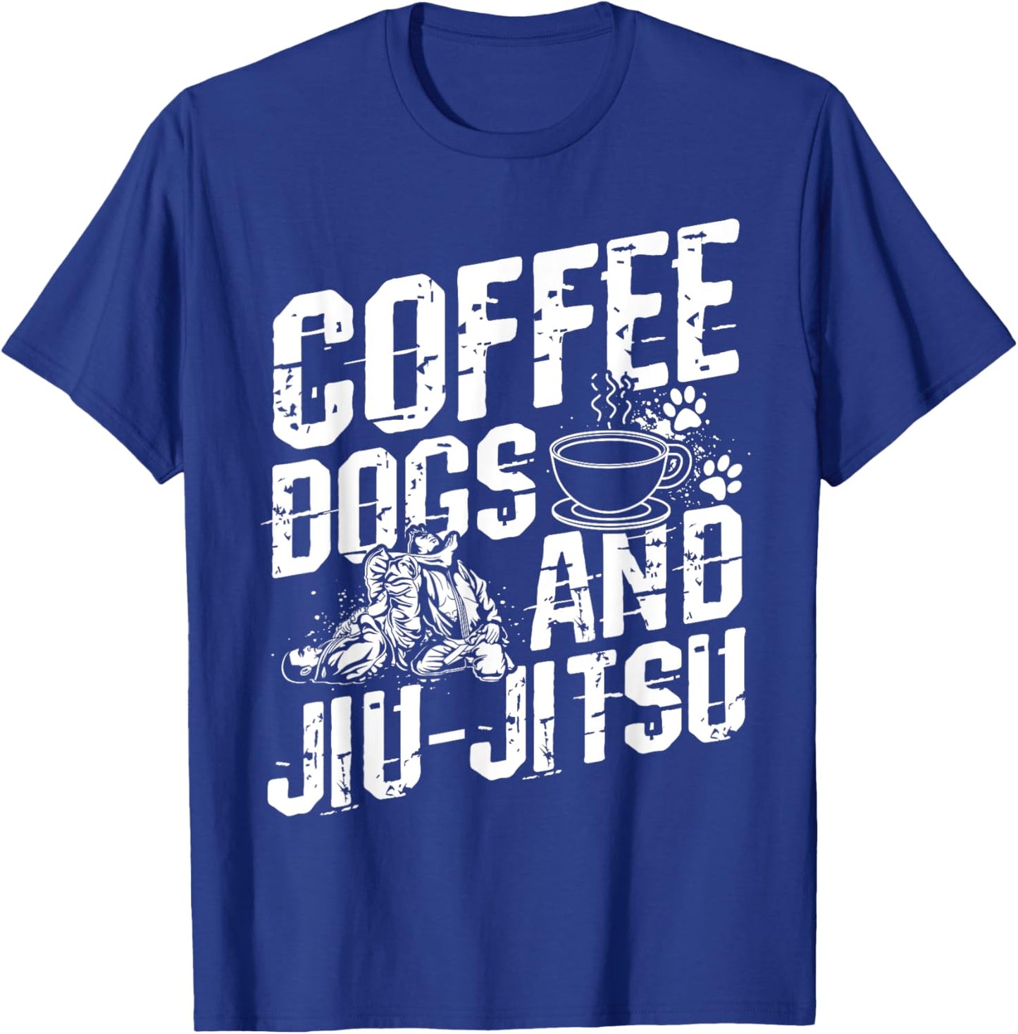 Coffee Dogs AND Jiu-Jitsu Coffee Dogs Jiu-Jitsu MMA Owner T-Shirt - T-Shirt | Royal