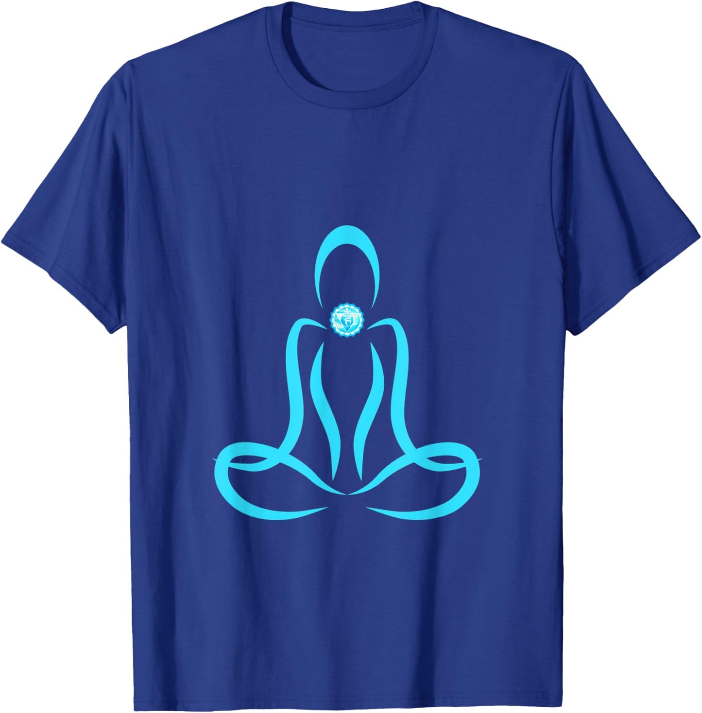 Positive Vibe Throat Chakra Yoga Meditation Spiritual T-Shirt - T-Shirt | Royal