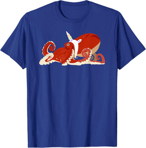 The Original Octocorn Shirt Unicorn Octopus Mash Up Animal G T-Shirt - T-Shirt | Royal