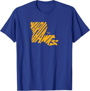 University of Louisiana Monroe Wave T-Shirt - T-Shirt | Royal