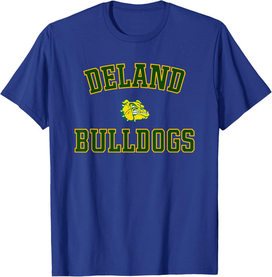 Deland Bulldogs Logo Varsity HS T-Shirt - T-Shirt | Royal