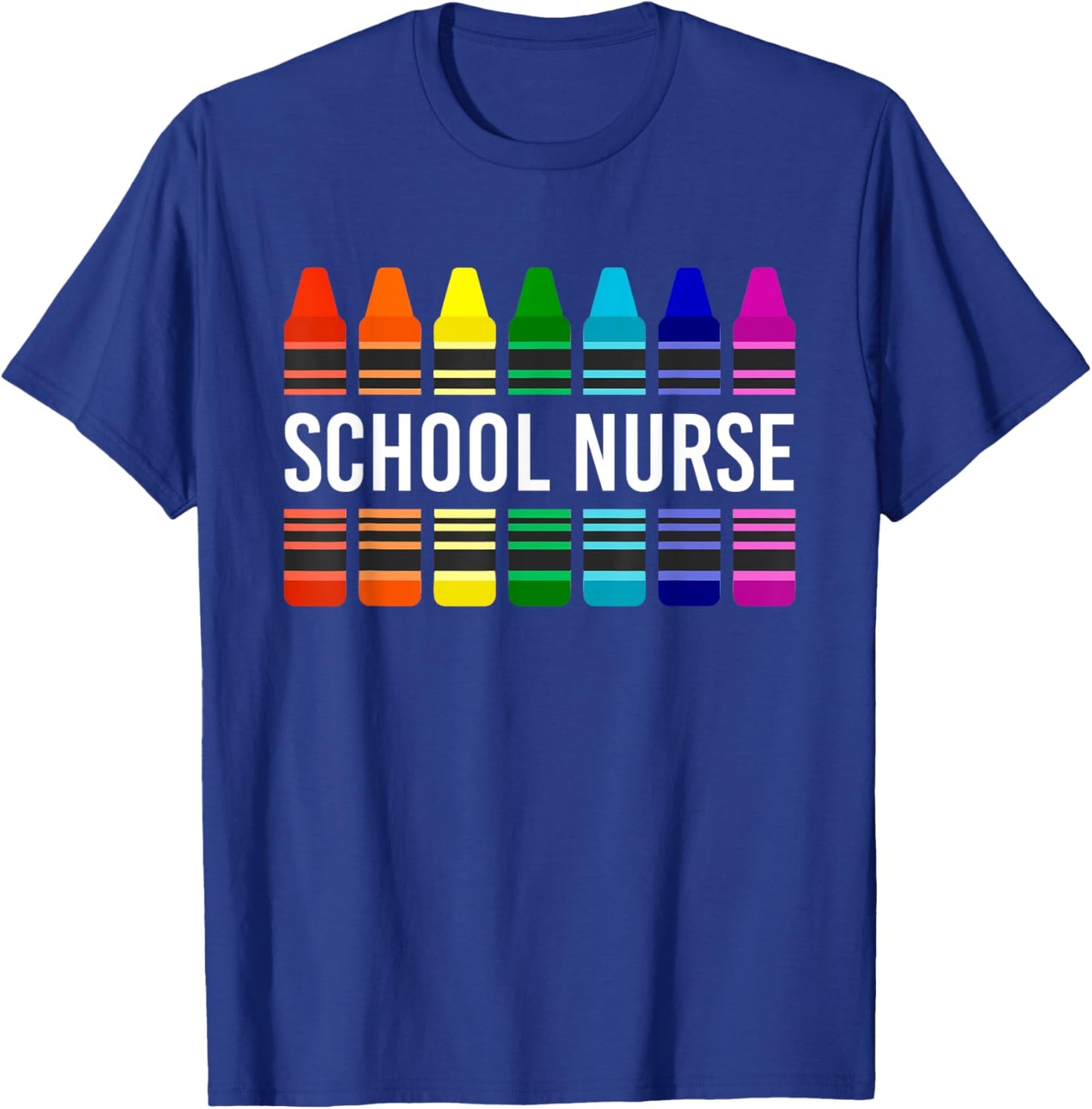 School Nurse Appreciation Nursing Nurse Day & Nurse Week T-Shirt - T-Shirt | Royal
