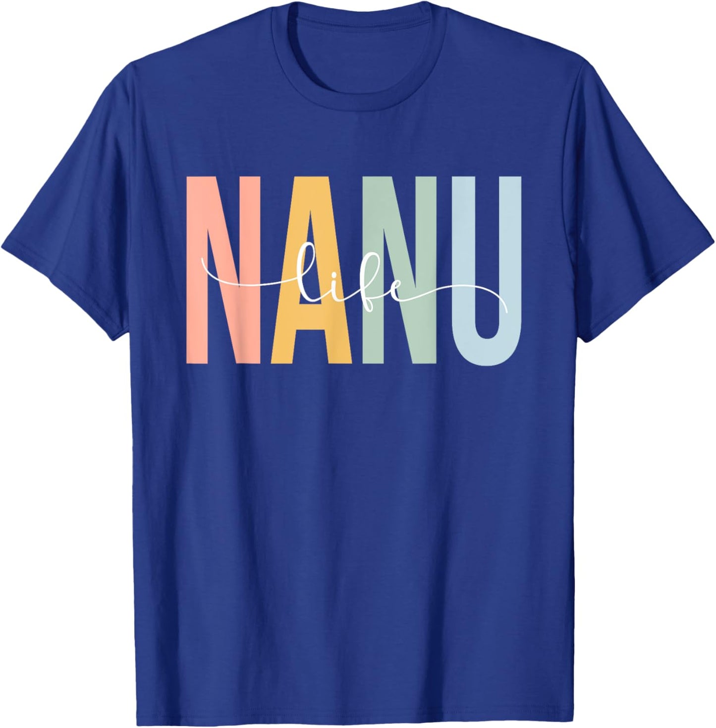 Nanu Life Nanu Grandma Nanu Grandmother T-Shirt - T-Shirt | Royal