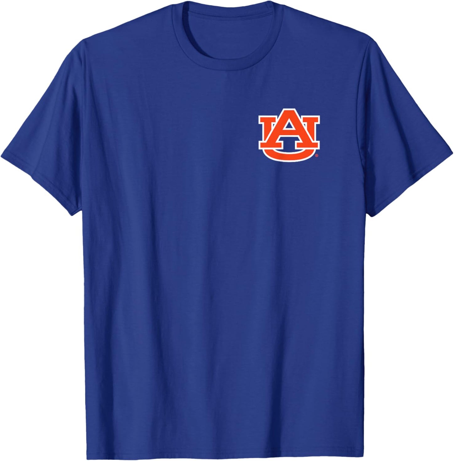 Auburn Tigers Front/Back Logo Navy Officially Licensed T-Shirt - T-Shirt | Royal