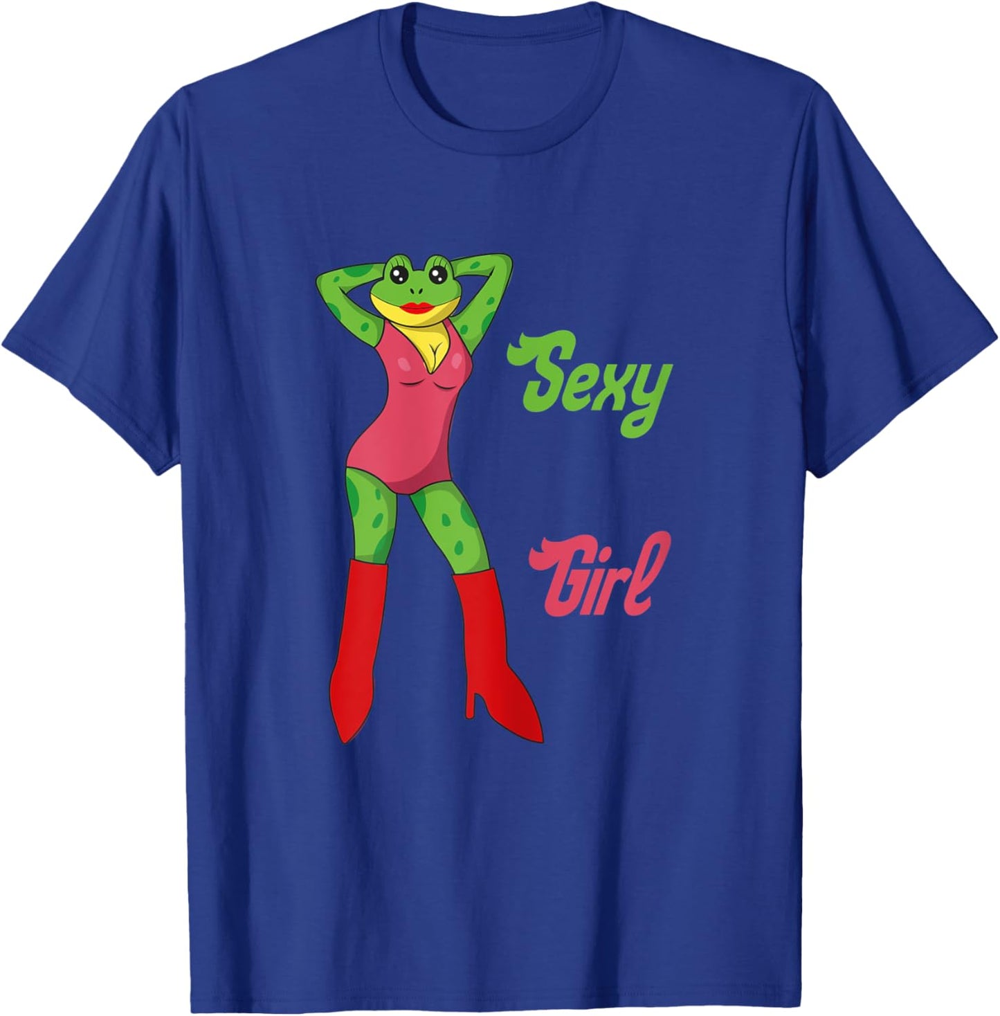 Stripper Frog, Sexy Girl, Lesbian Frog, Sexy Frog T-Shirt - T-Shirt | Royal
