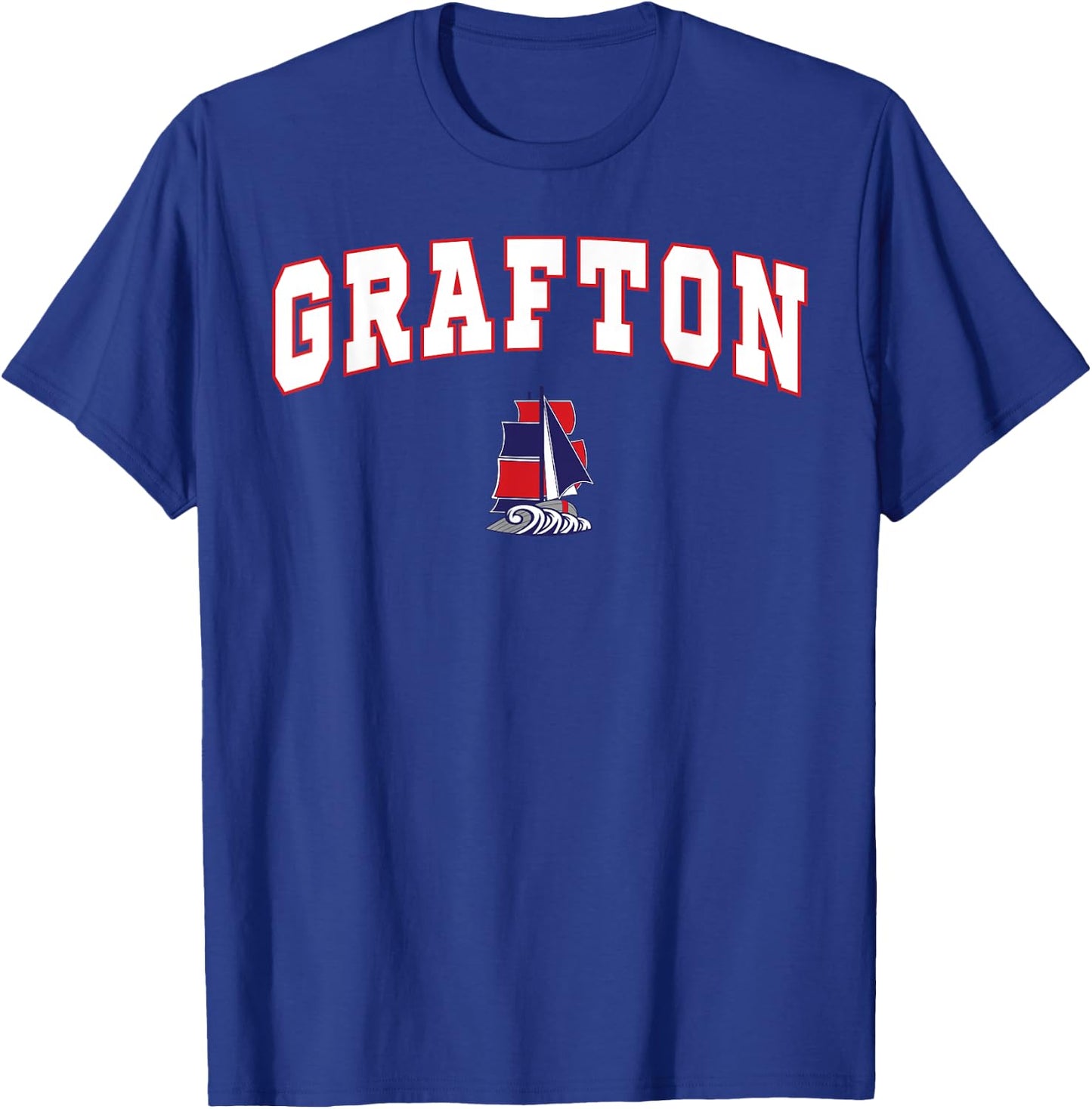 Grafton High School Clippers T-Shirt - T-Shirt | Royal