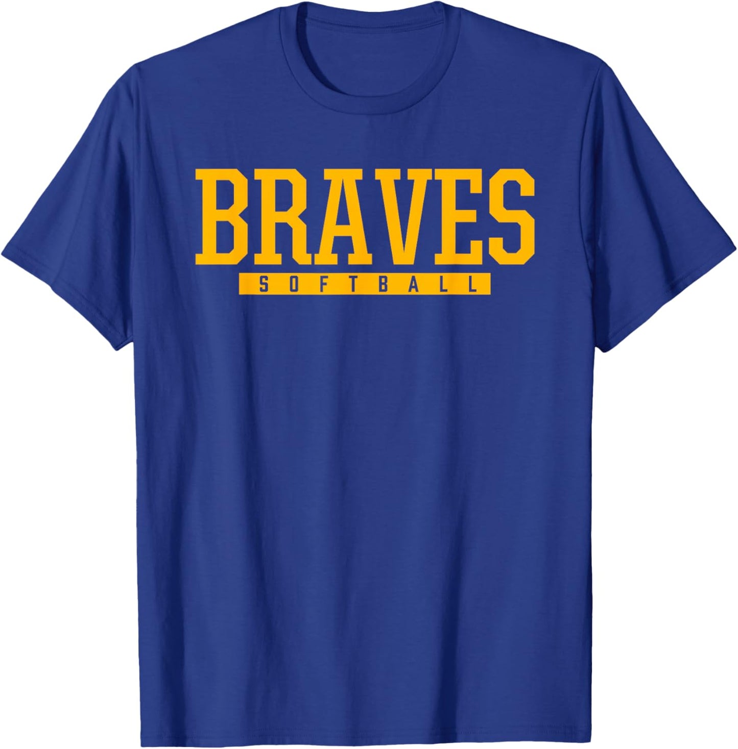 Olentangy Braves Softball HS T-Shirt - T-Shirt | Royal