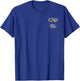 Cheech & Chong Smoking & Peeking From Chest Faux Pocket T-Shirt - T-Shirt | Royal