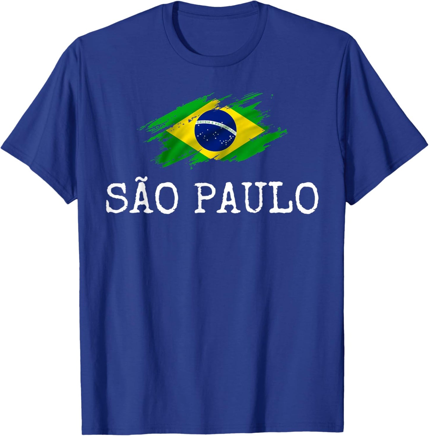Sao Paulo Brazil Country City Brazilian Fun Women Men Pun T-Shirt - T-Shirt | Royal