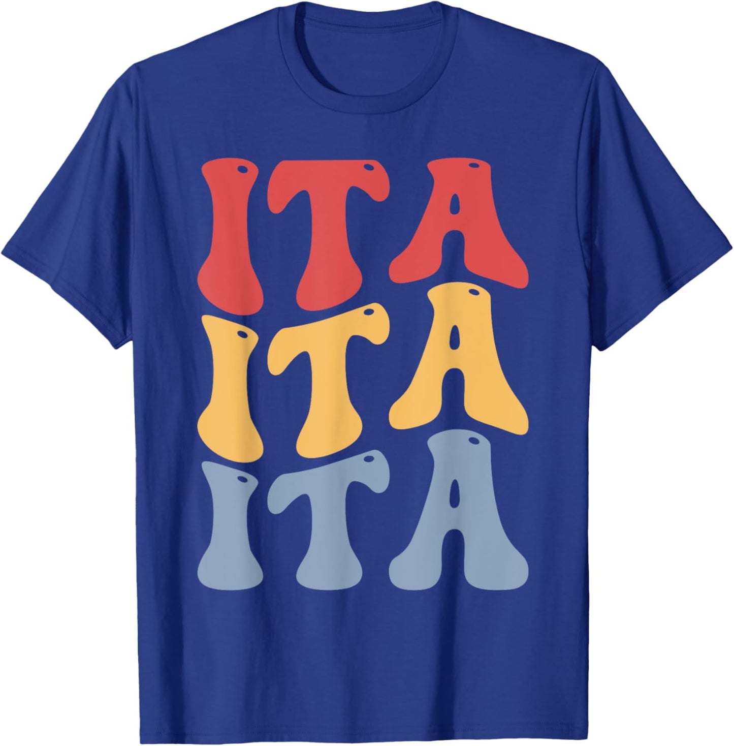 Ita City Groovy Retro T-Shirt - T-Shirt | Royal