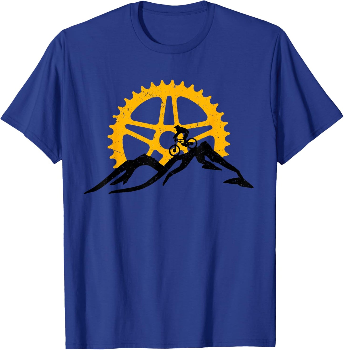 Mountain Bike - MTB Downhill Biking Shirt Gift T-Shirt - T-Shirt | Royal