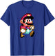 Super Mario Bros Retro Mushroom Kingdom 8-Bit Mario T-Shirt - T-Shirt | Royal