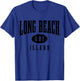 Long Beach Island New Jersey LBI Vintage T-Shirt - T-Shirt | Royal