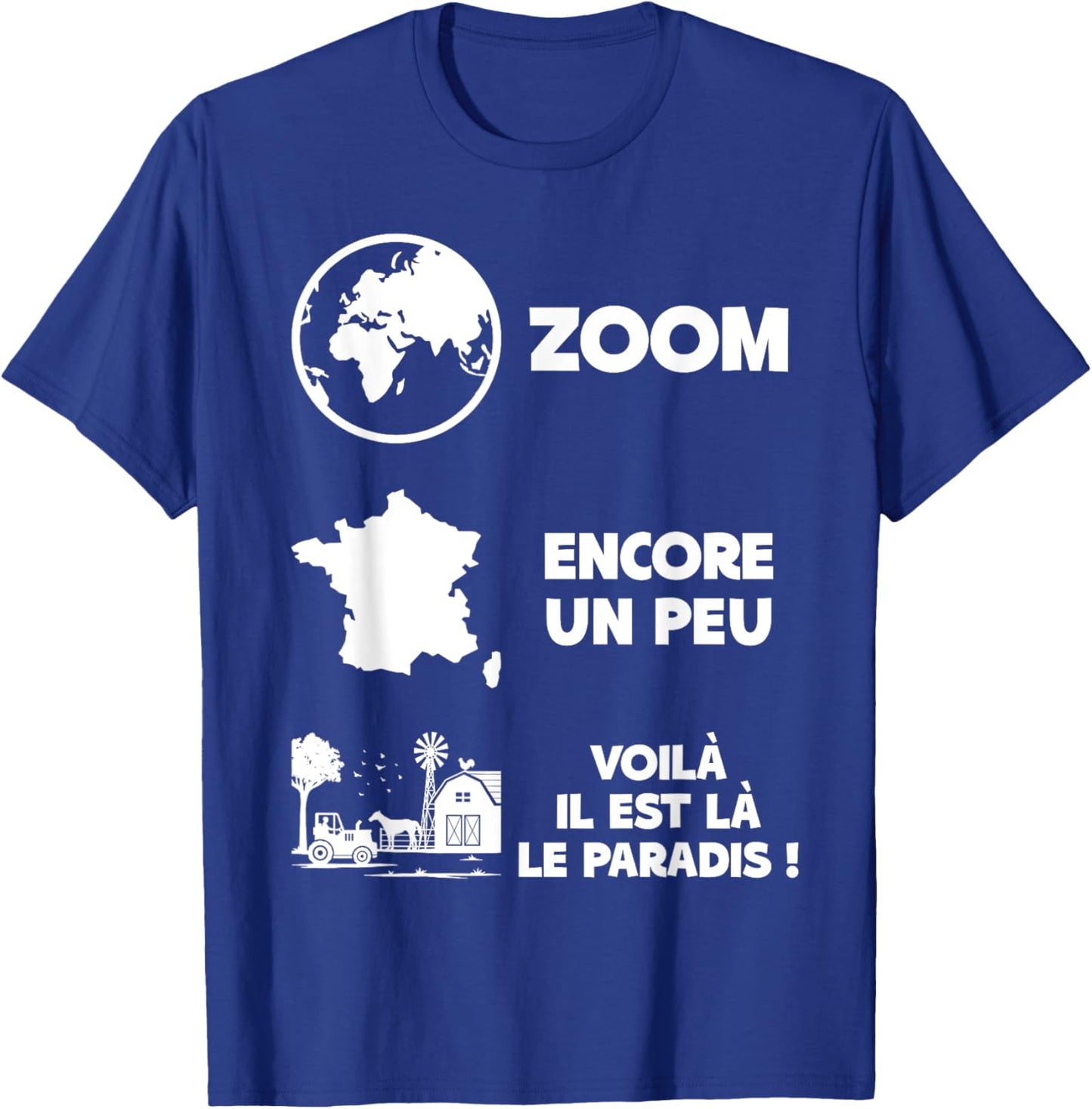 Humour Farm Farm Countryside Nature Rural T-Shirt - T-Shirt | Royal