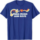 Groovy Funny More Music Less Hate Men Retro T-Shirt - T-Shirt | Royal