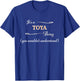 It's a TOYA Thing, You Wouldn't Understand | Name Gift T-Shirt - T-Shirt | Royal